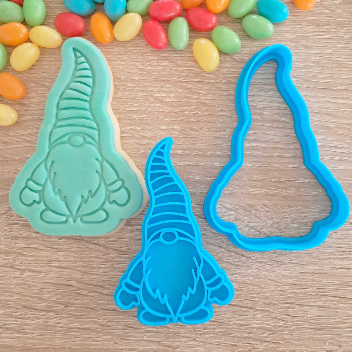 Gnome Cookie Cutter & Fondant Stamp – Little Monkey NZ