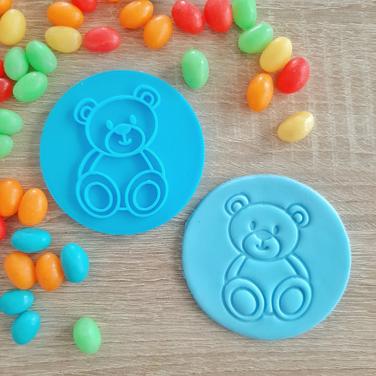 Teddy Bear Fondant Stamp – Little Monkey NZ
