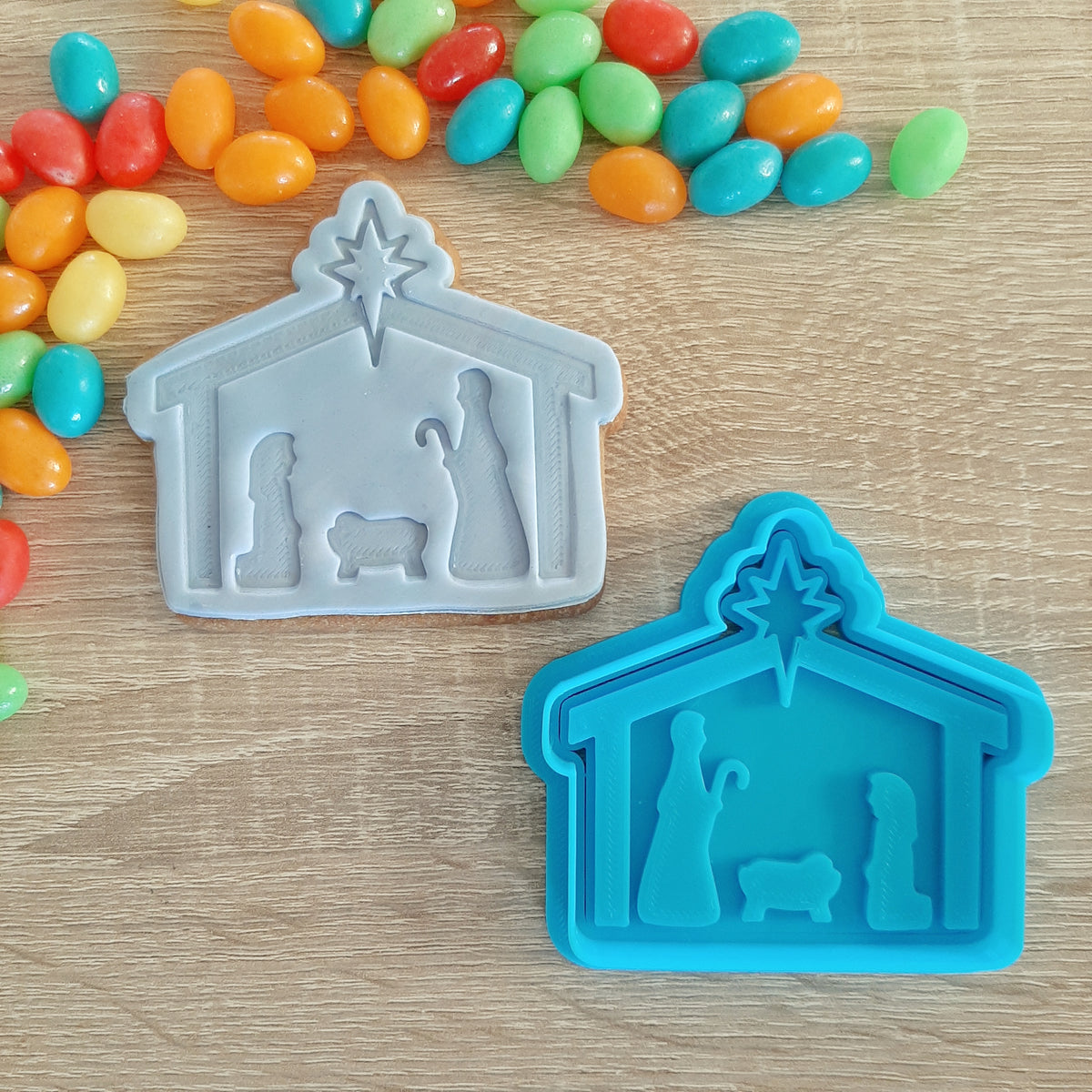 Nativity Cookie Cutter & Fondant Stamp – Little Monkey NZ