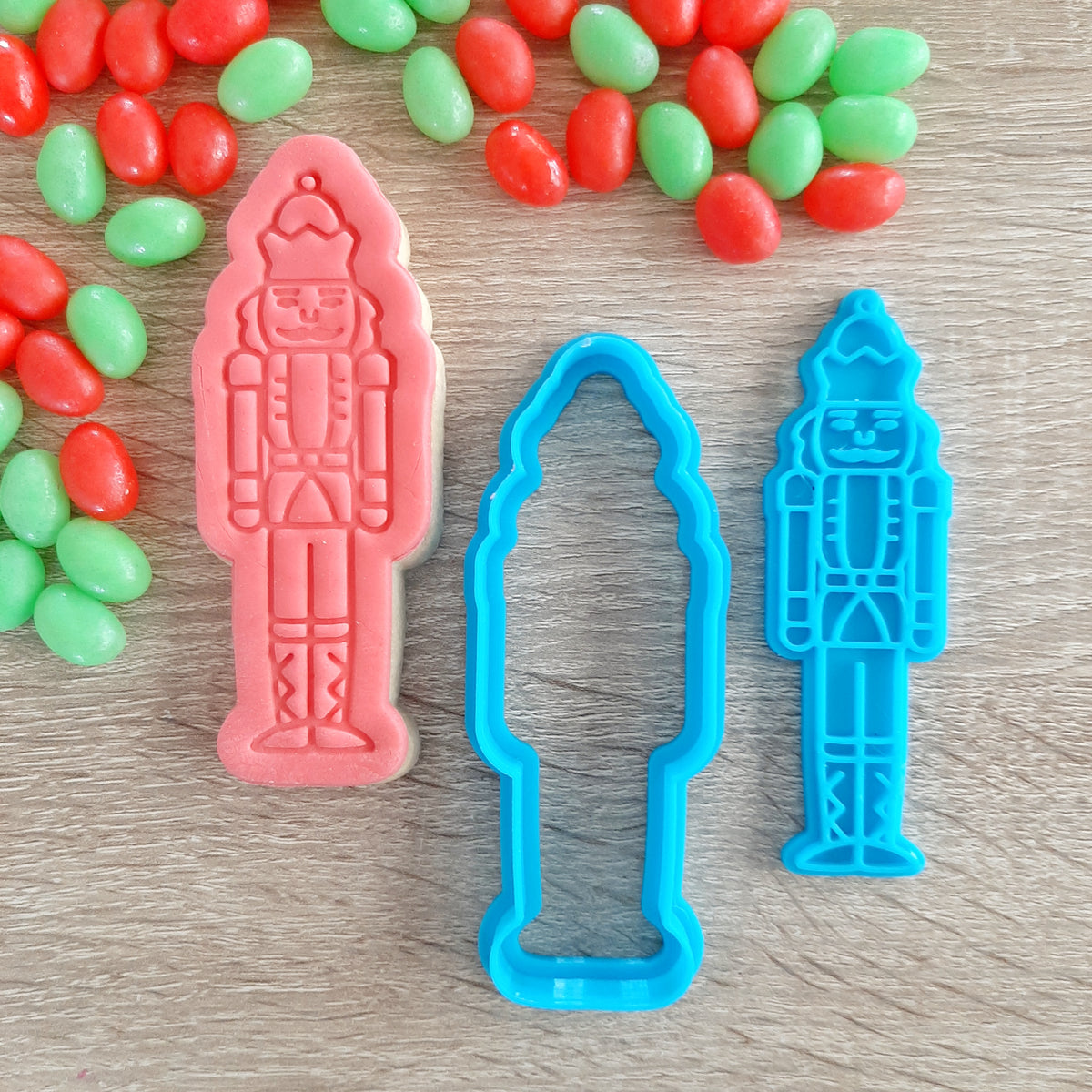 Nutcracker Cookie Cutter & Fondant Stamp – Little Monkey NZ