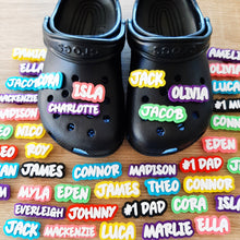 Load image into Gallery viewer, Custom Name Shoe Charm