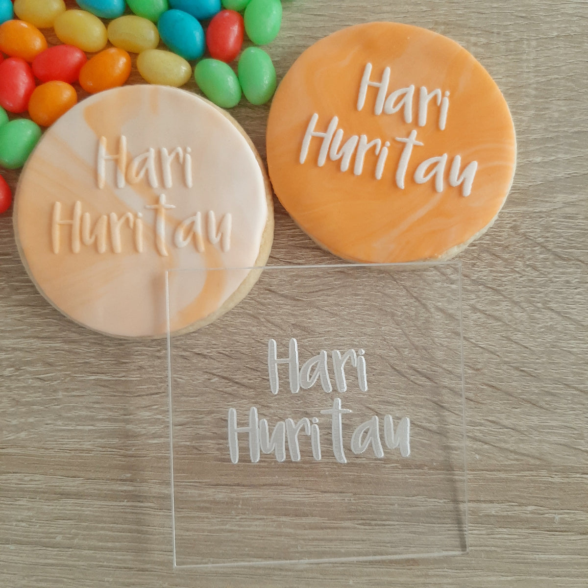 Hari Huritau Raised Acrylic Fondant Stamp – Little Monkey NZ