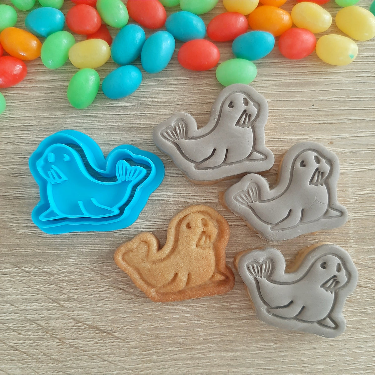 Mini Seal Cookie Cutter & Stamp – Little Monkey NZ