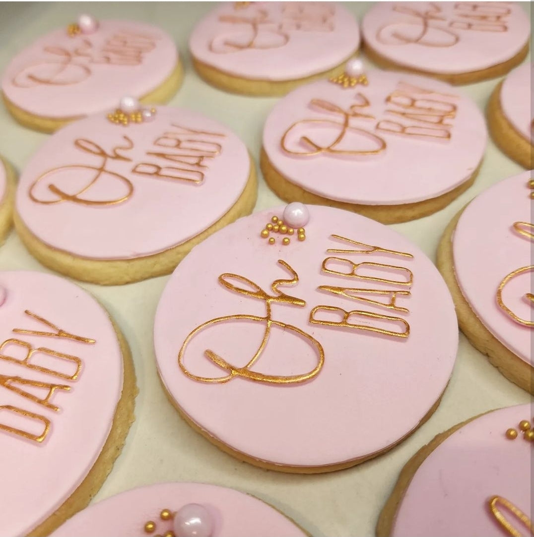 Oh Baby Raised Acrylic Fondant Stamp – Little Monkey NZ