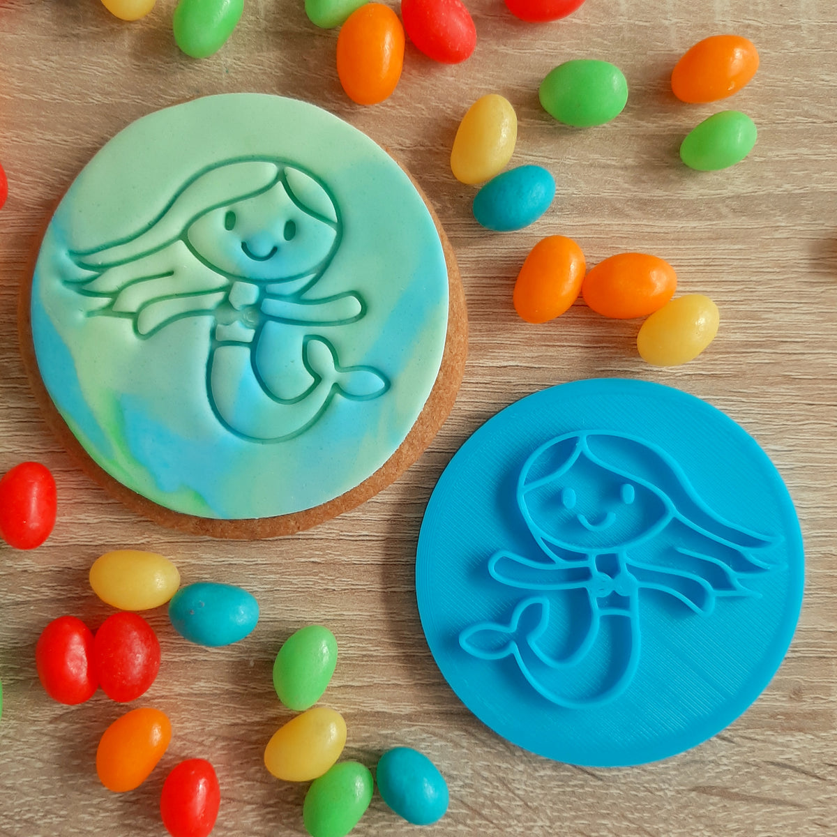 Mermaid Fondant Stamp – Little Monkey NZ