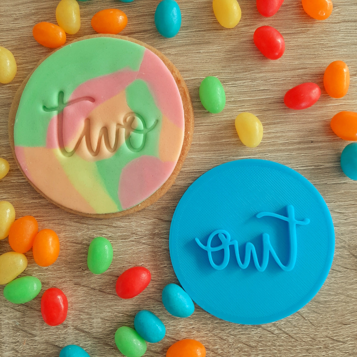 One - Twenty Fondant Stamp – Little Monkey NZ