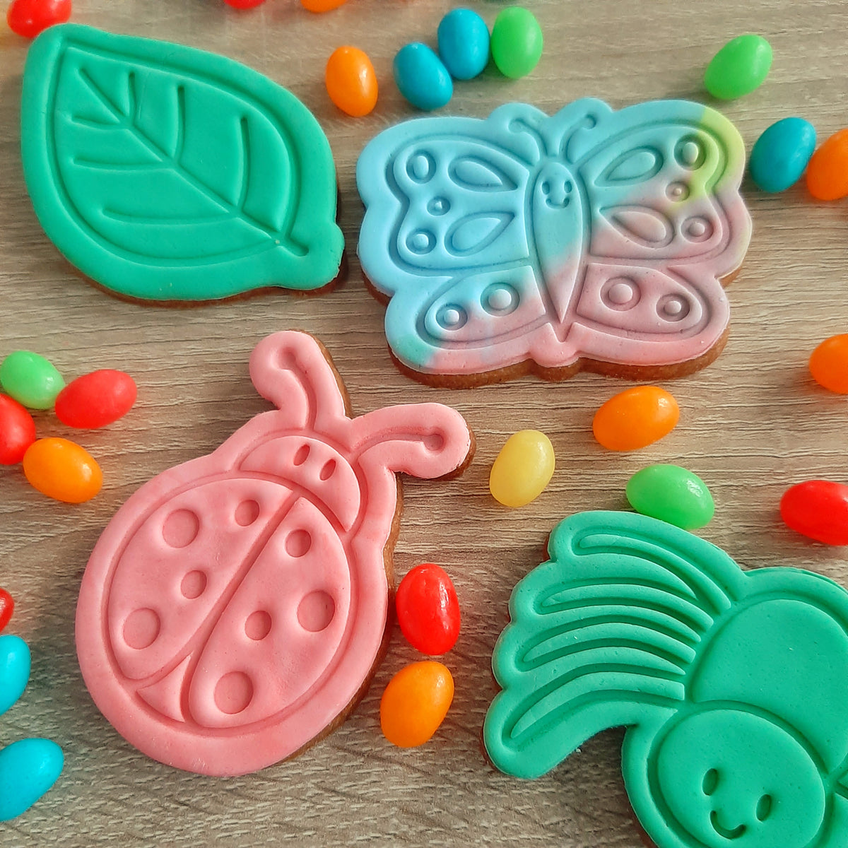 Leaf Cookie Cutter & Fondant Stamp – Little Monkey NZ