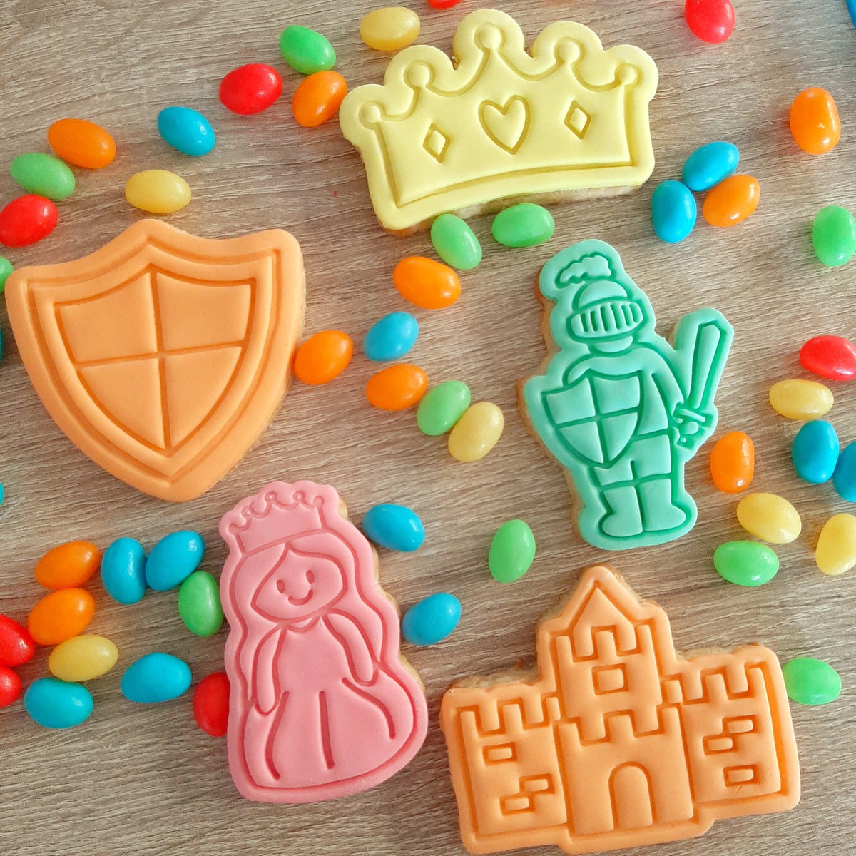Princess Cookie Cutter & Fondant Stamp – Little Monkey NZ