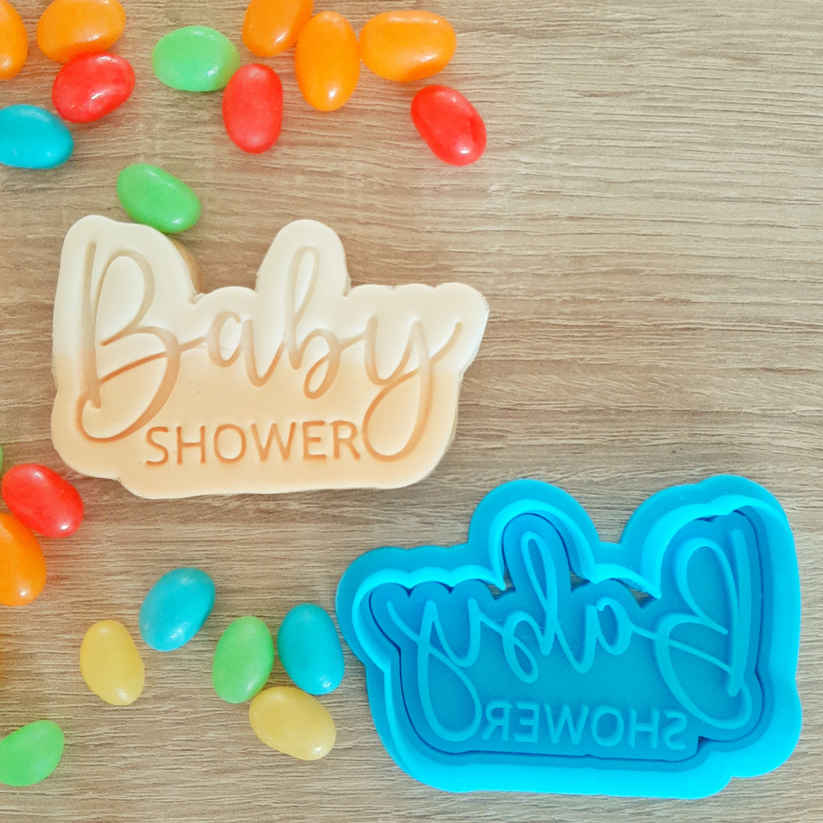Baby Shower Cookie Cutter & Fondant Stamp – Little Monkey NZ