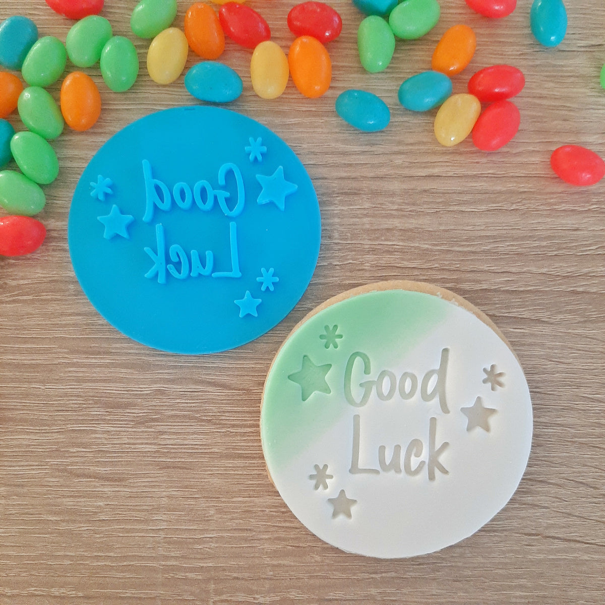 Good Luck Fondant Stamp – Little Monkey NZ