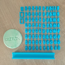 Load image into Gallery viewer, Letters & Numbers Fondant Stamp Set