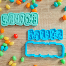 Load image into Gallery viewer, Mum Cookie Cutter &amp; Fondant Stamp