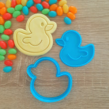 Load image into Gallery viewer, Rubber Duck Cookie Cutter &amp; Fondant Stamp