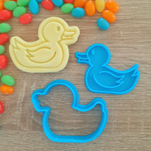 Load image into Gallery viewer, Duck Cookie Cutter &amp; Fondant Stamp