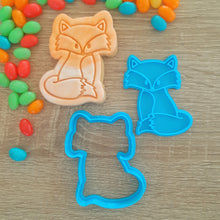 Load image into Gallery viewer, Fox Cookie Cutter &amp; Fondant Stamp