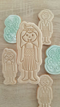 Load image into Gallery viewer, Kapa Haka Kōtiro (Girl) Cookie Cutter &amp; Fondant Stamp