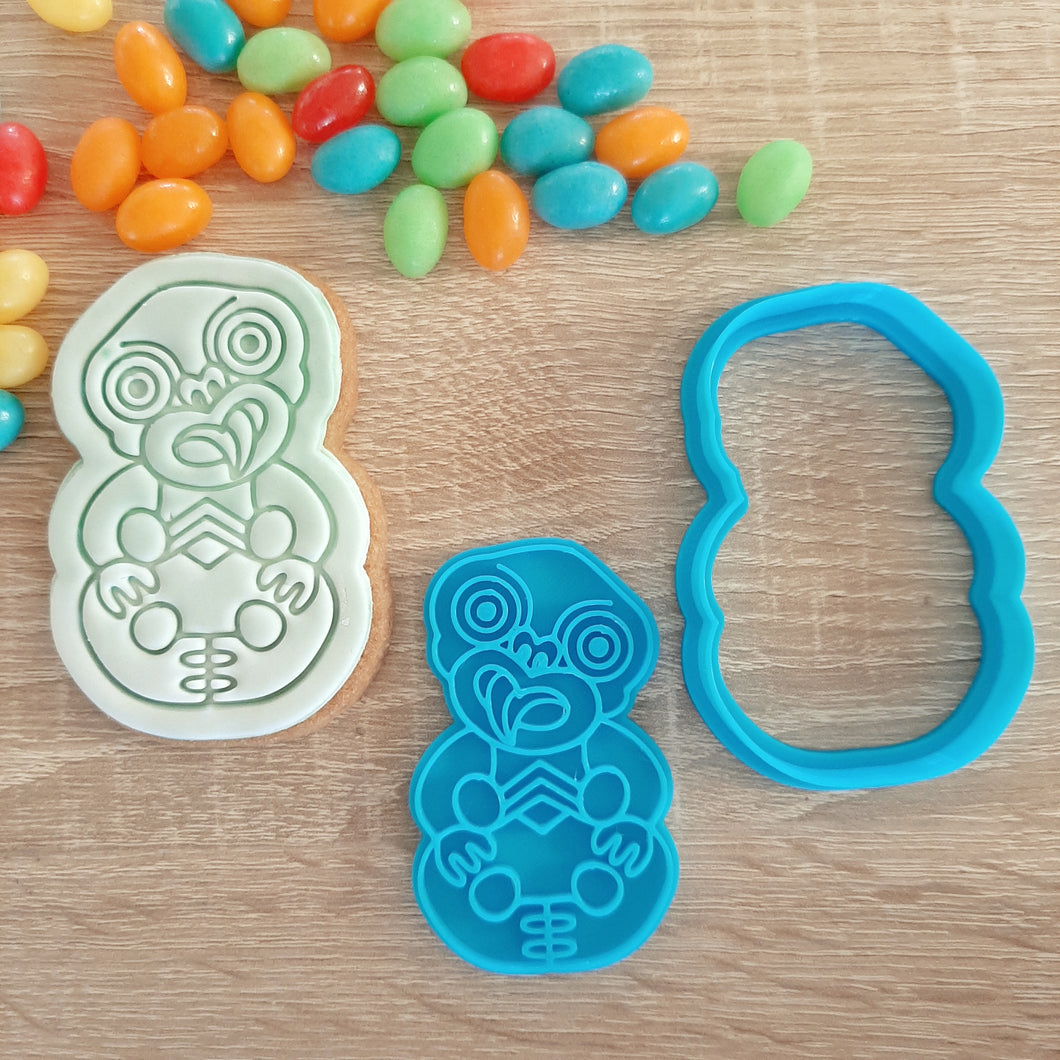 Hei-Tiki Cookie Cutter & Fondant Stamp