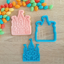 Load image into Gallery viewer, Castle (2) Cookie Cutter &amp; Fondant Stamp