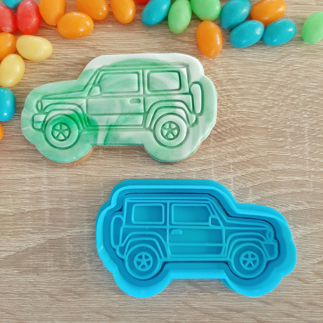 4WD/Jeep Cookie Cutter & Fondant Stamp