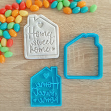 Load image into Gallery viewer, Home Sweet Home Cookie Cutter &amp; Fondant Stamp
