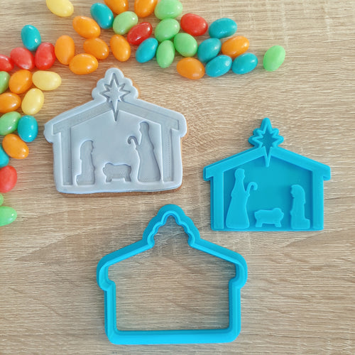 Nativity Cookie Cutter & Fondant Stamp