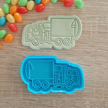 Load image into Gallery viewer, Rubbish Truck Cookie Cutter &amp; Fondant Stamp