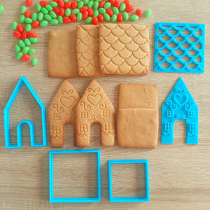 Small Gingerbread House Cookie Cutter Set