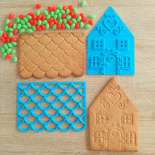 Load image into Gallery viewer, Large Gingerbread House Cookie Cutter Set