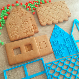 Large Gingerbread House Cookie Cutter Set