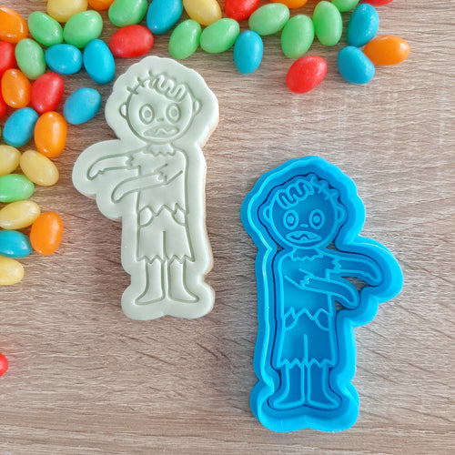 Zombie Cookie Cutter & Fondant Stamp