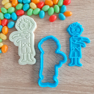 Zombie Cookie Cutter & Fondant Stamp