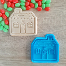 Load image into Gallery viewer, Cottage House Cookie Cutter &amp; Fondant Stamp