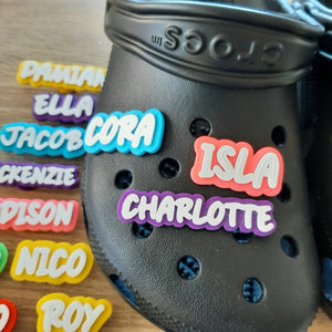 Custom Name Shoe Charm
