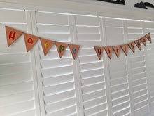 Load image into Gallery viewer, Happy Birthday Wooden Bunting Flags