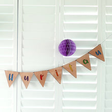 Load image into Gallery viewer, Hari Huritau Wooden Bunting Flags