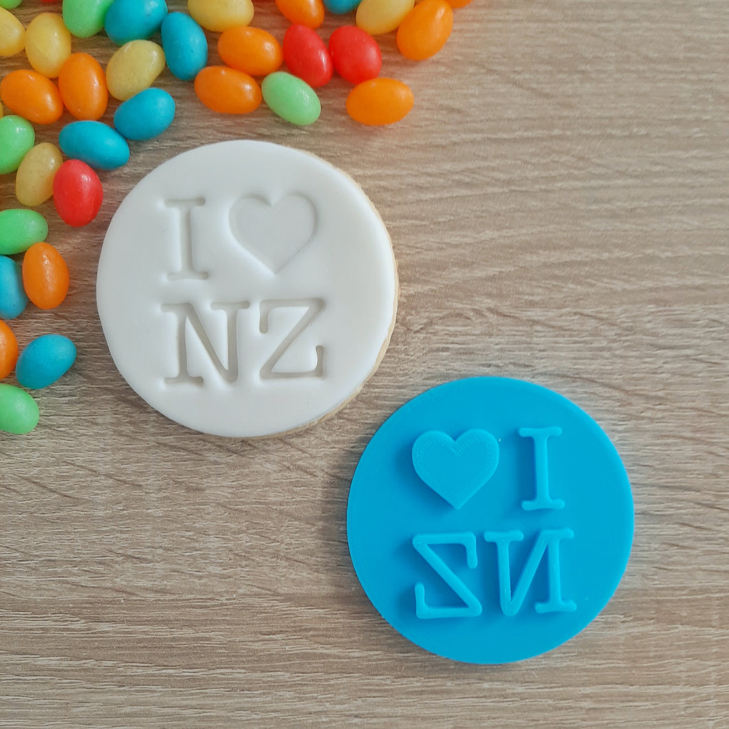 I Heart NZ Fondant Stamp