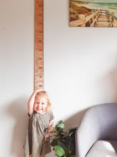 Load image into Gallery viewer, Personalised Wooden Height Chart (with name)