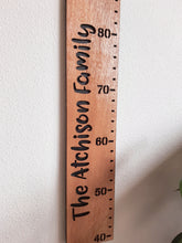 Load image into Gallery viewer, Personalised Wooden Height Chart (with name)