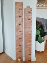 Load image into Gallery viewer, Wooden Height Chart - Plain- Order at www.lulo.co.nz