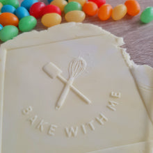Load image into Gallery viewer, Custom Logo Raised Acrylic Fondant Stamp (email first to check suitability)