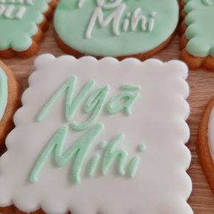 Ngā Mihi Acrylic Fondant Stamp