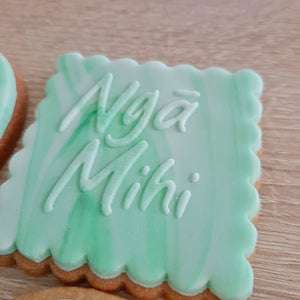 Ngā Mihi Acrylic Fondant Stamp