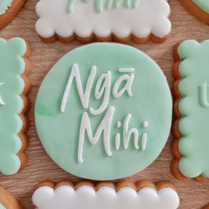 Ngā Mihi Acrylic Fondant Stamp