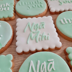 Ngā Mihi Acrylic Fondant Stamp