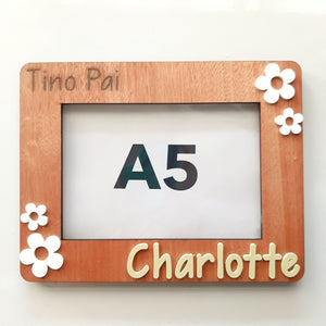 Personalised A5 Kids Certificate Display Frame