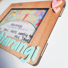 Load image into Gallery viewer, Personalised A5 Kids Certificate Display Frame