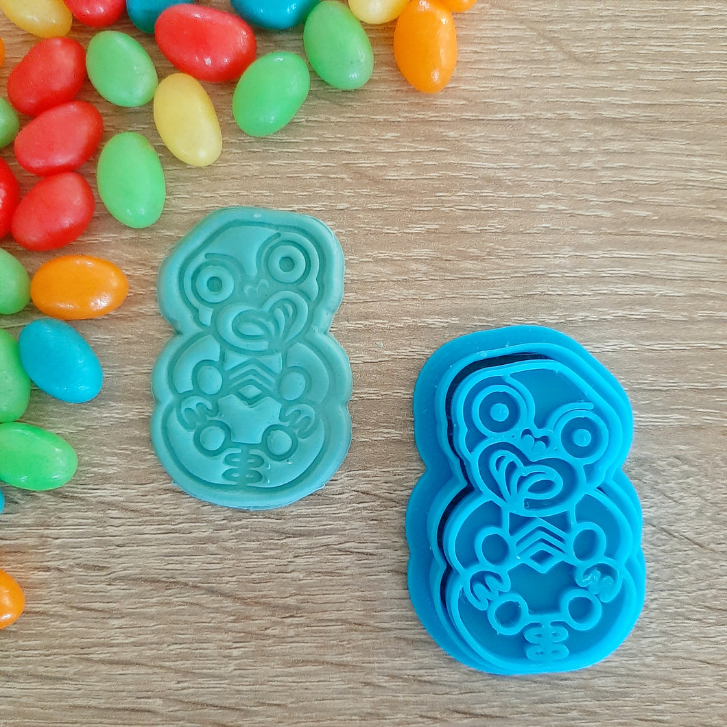 Mini Hei-Tiki Cookie Cutter & Fondant Stamp