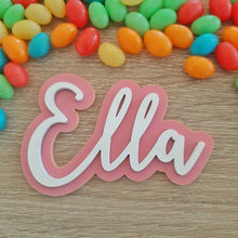 Load image into Gallery viewer, Custom 2 Layer Cake Tile (no stick cake topper)
