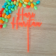 Load image into Gallery viewer, Hari Huritau Cake Topper - Acrylic (more colours available)