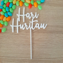 Load image into Gallery viewer, Hari Huritau Cake Topper - Acrylic (more colours available)